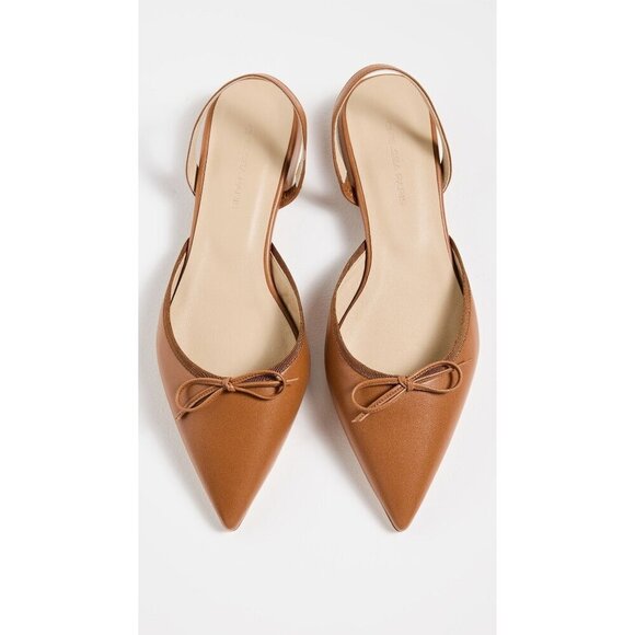 Chelsea Paris Yona Flats in Nutshell 39 with box Womens Low Heel Slingbacks - Picture 1 of 16